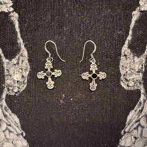 Vintage Sterling Silver BOMA designer earrings